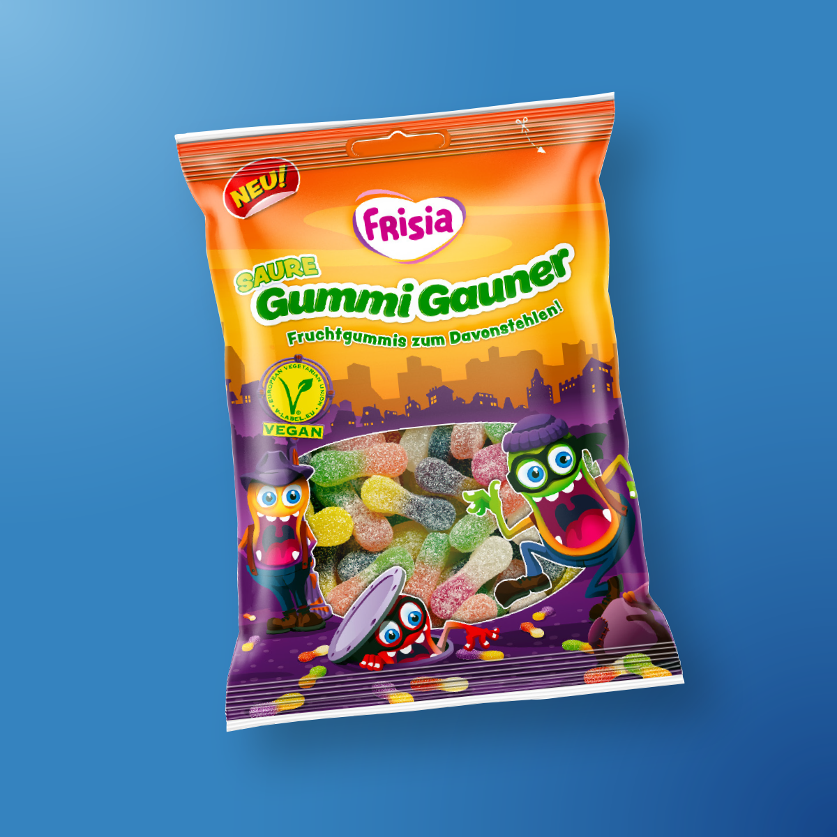 Saure Gummi-Gauner